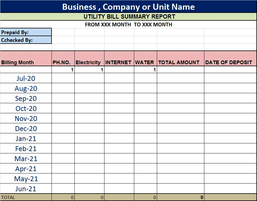 sign up template excel